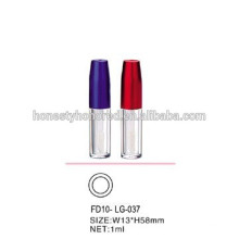 2015 Cosmético vazio Lip Gloss Tube 1ML Limpar recipiente